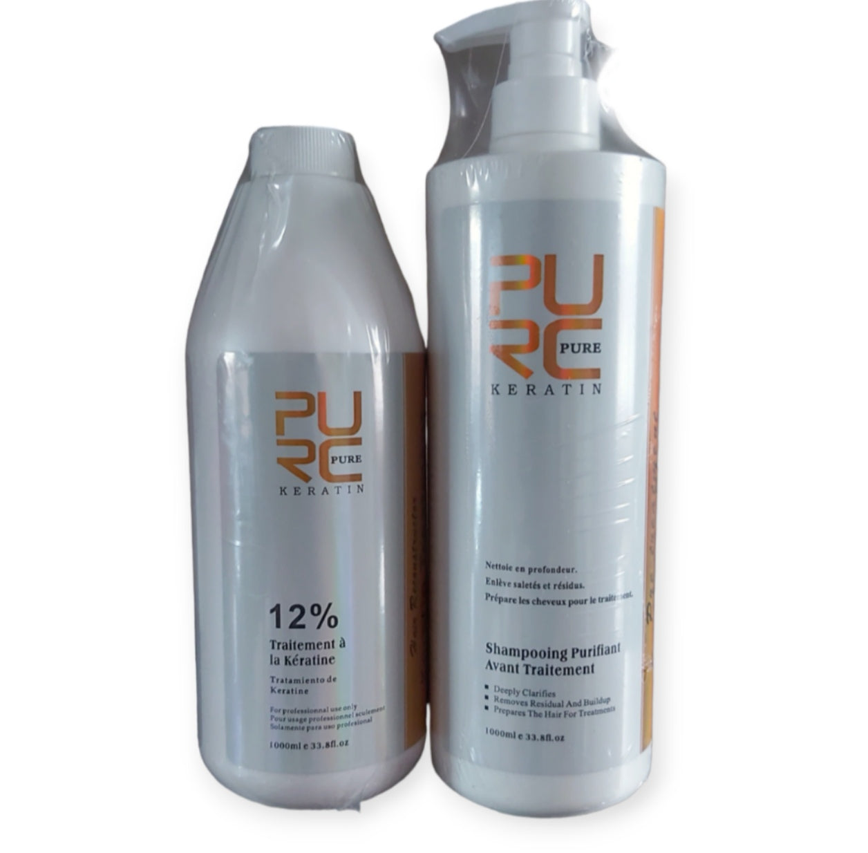 Purc pure keratin 1lt combo