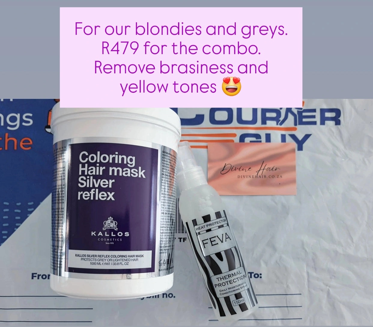 Purple combo for blondes
