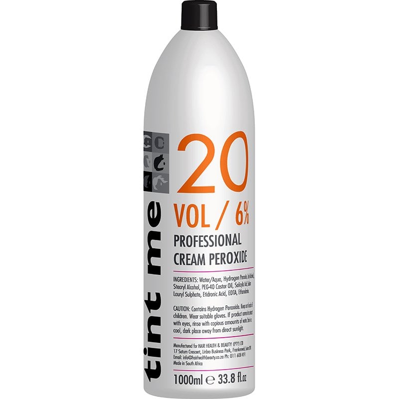 tint me Professional Cream Peroxide, 1 Litre 20 vol