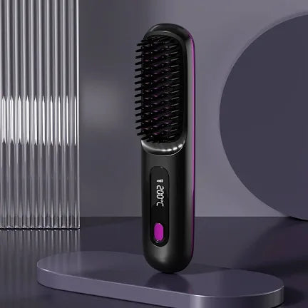 Cordless hair straightener