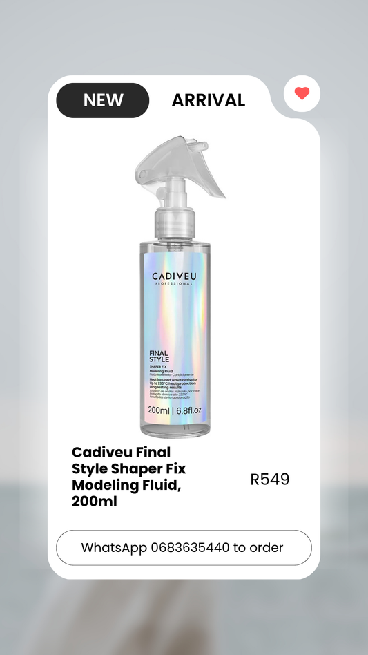 Cadiveu Final Style Shaper Fix Modeling Fluid