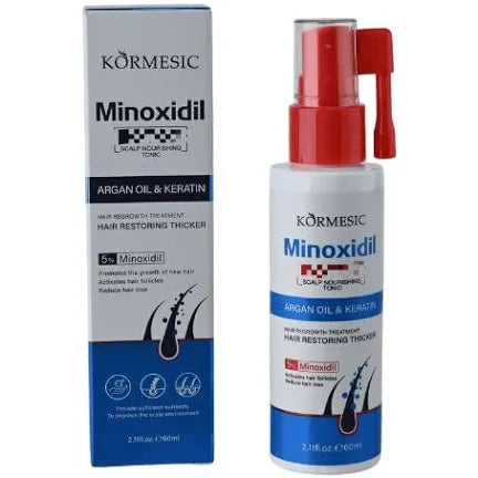 Minoxidil argan oil and keratin serum