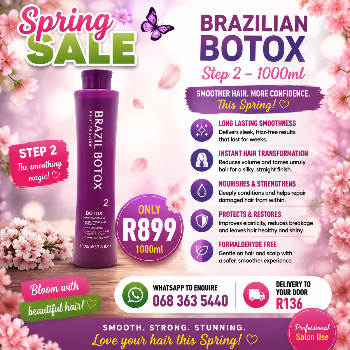SPRING SALE Brazilian botox step 2 1000ml