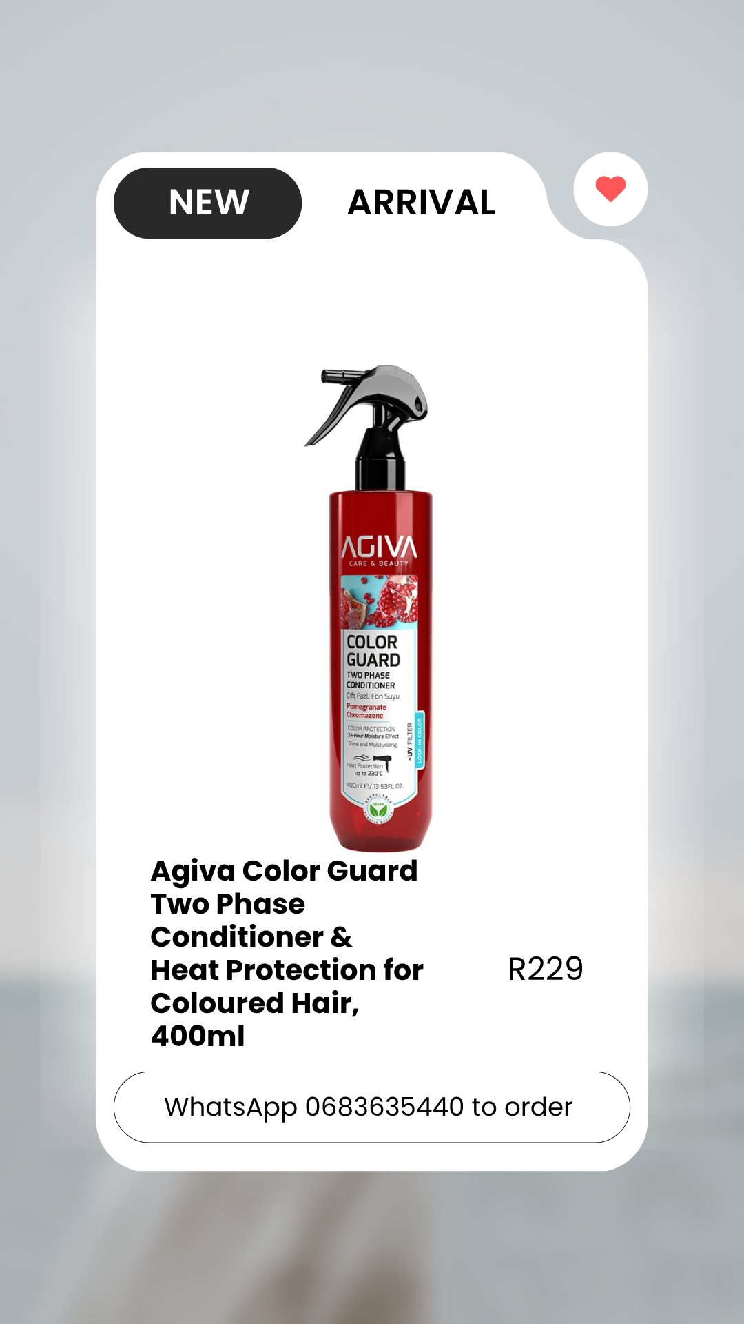 Agiva color guard heat Protectant