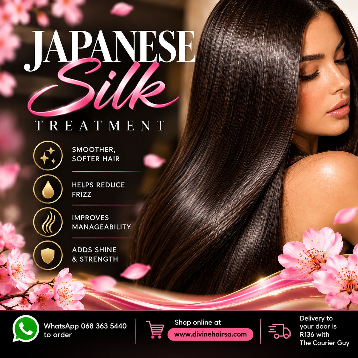 200ml Japanese silk treatment kit