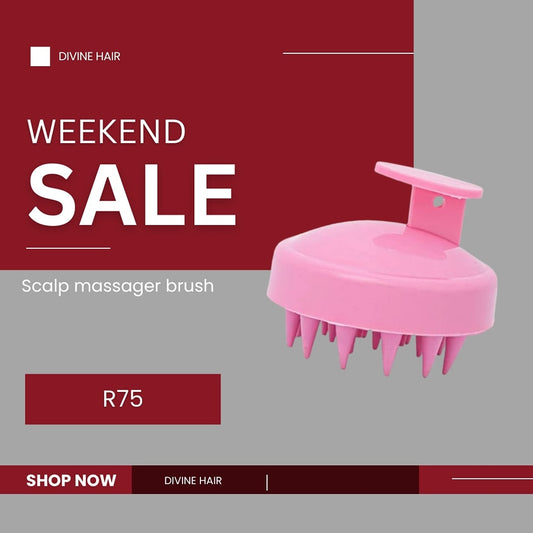Scalp massager brush