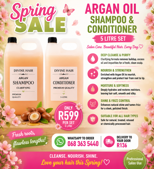 SPRING SALE Argan oil 5l set