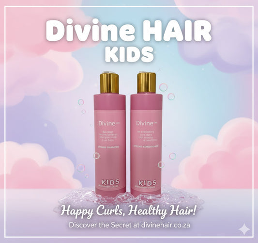 Divine Hair Kids Styling Shampoo and conditioner