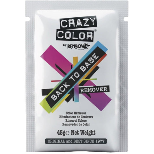 Crazy Color Back to Base Semi-Permanent Colour Remover, 45g