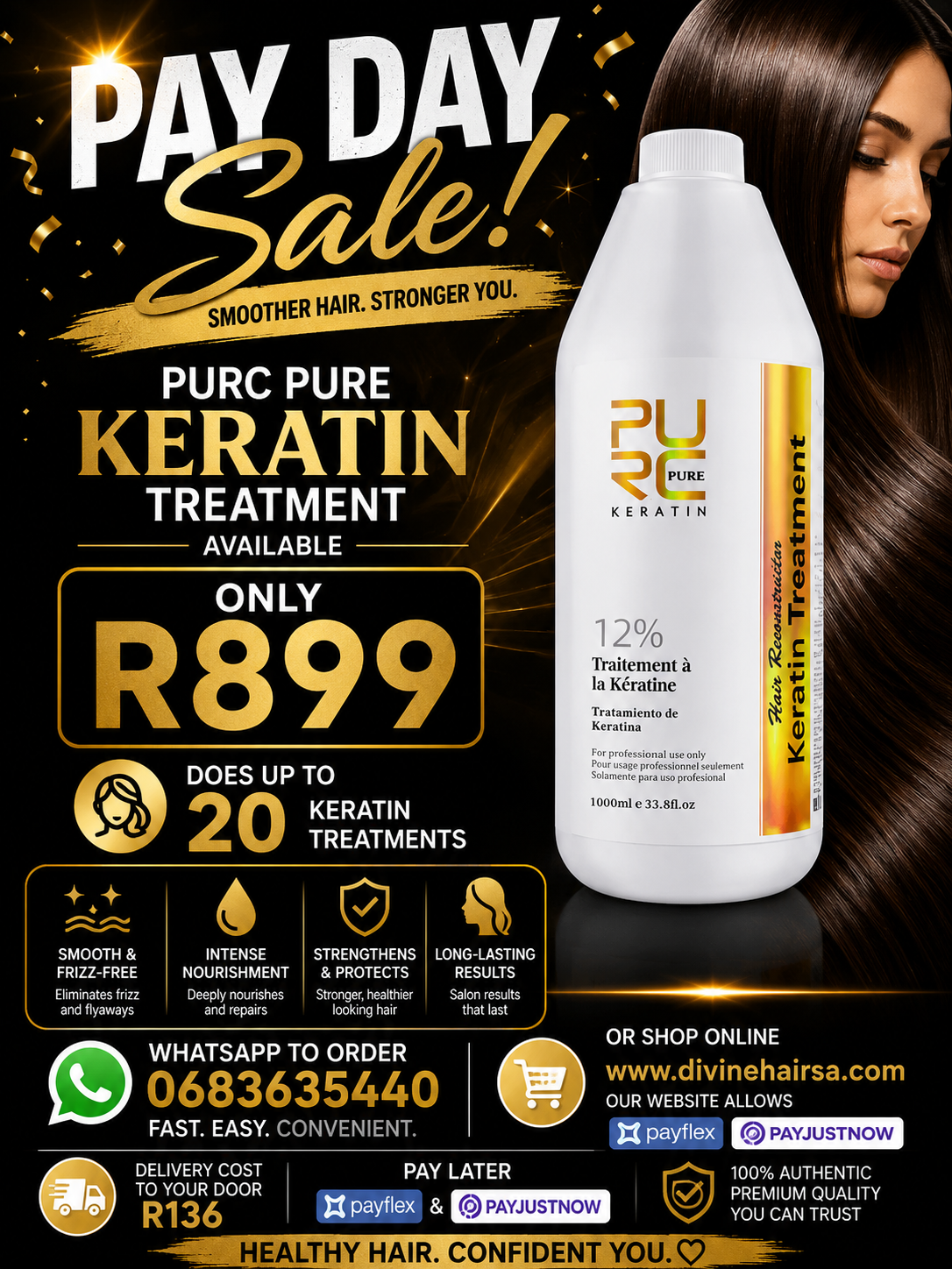 Pay day sale Purc pure keratin treatment