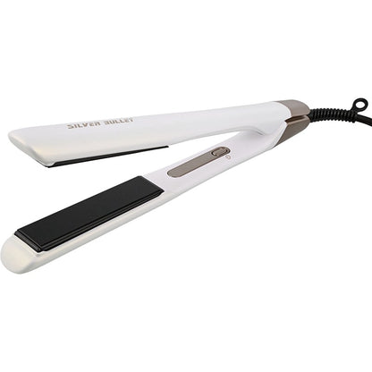 Silver Bullet Cloud White & Gold Ceramic Iron, 230ºC, 25mm