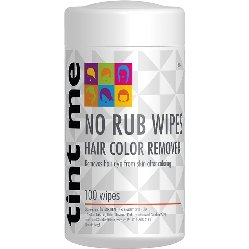 tint me No Rub Hair Color Remover Wipes, 100/Pack