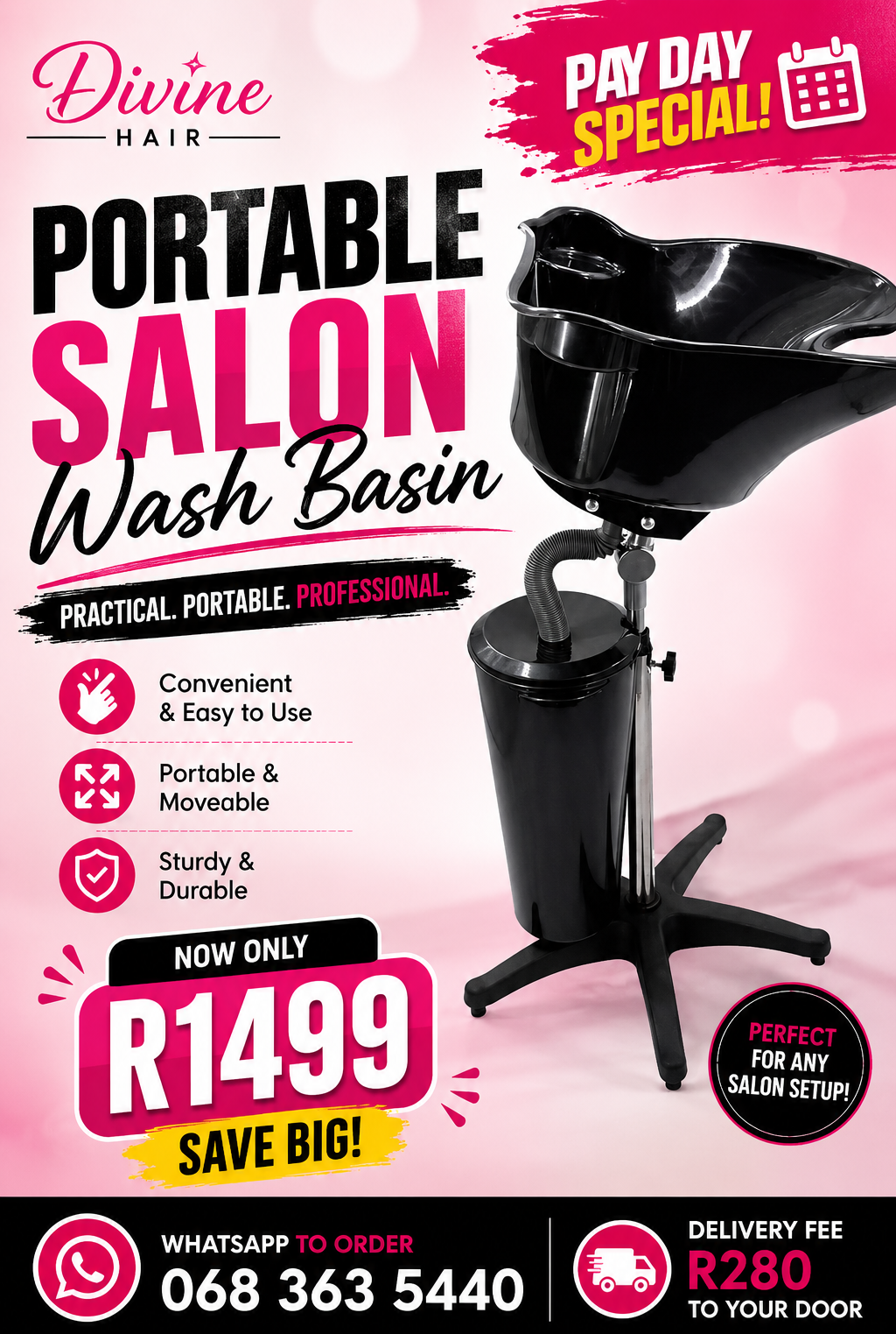 Pay day sale portable basin