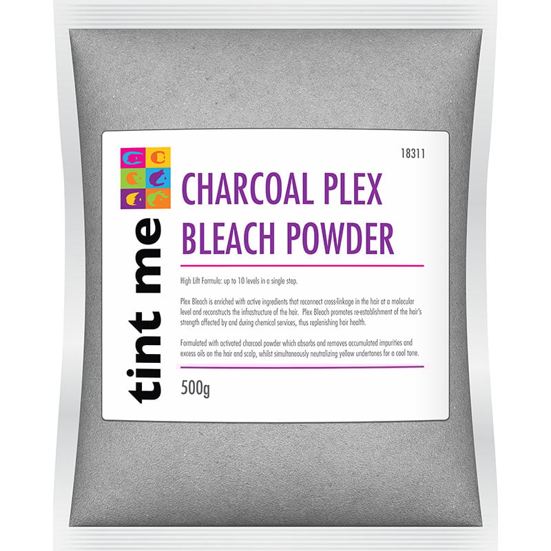 tint me Charcoal Plex Bleach Powder, 500g