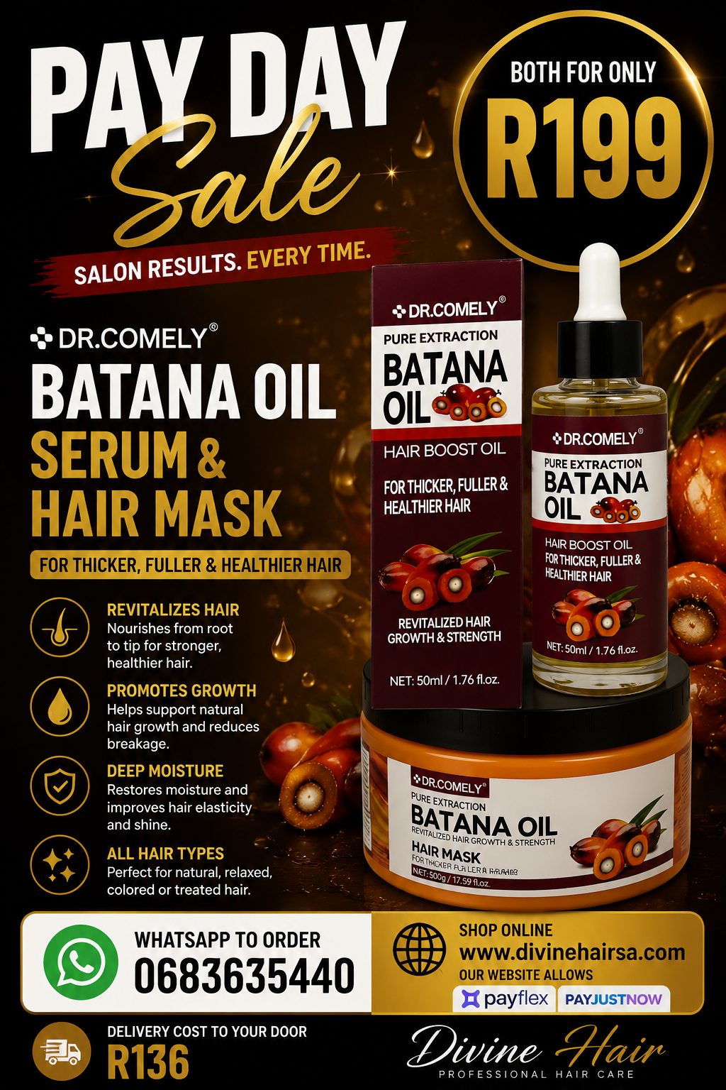 Pay day sale Batana oil 2pcs set