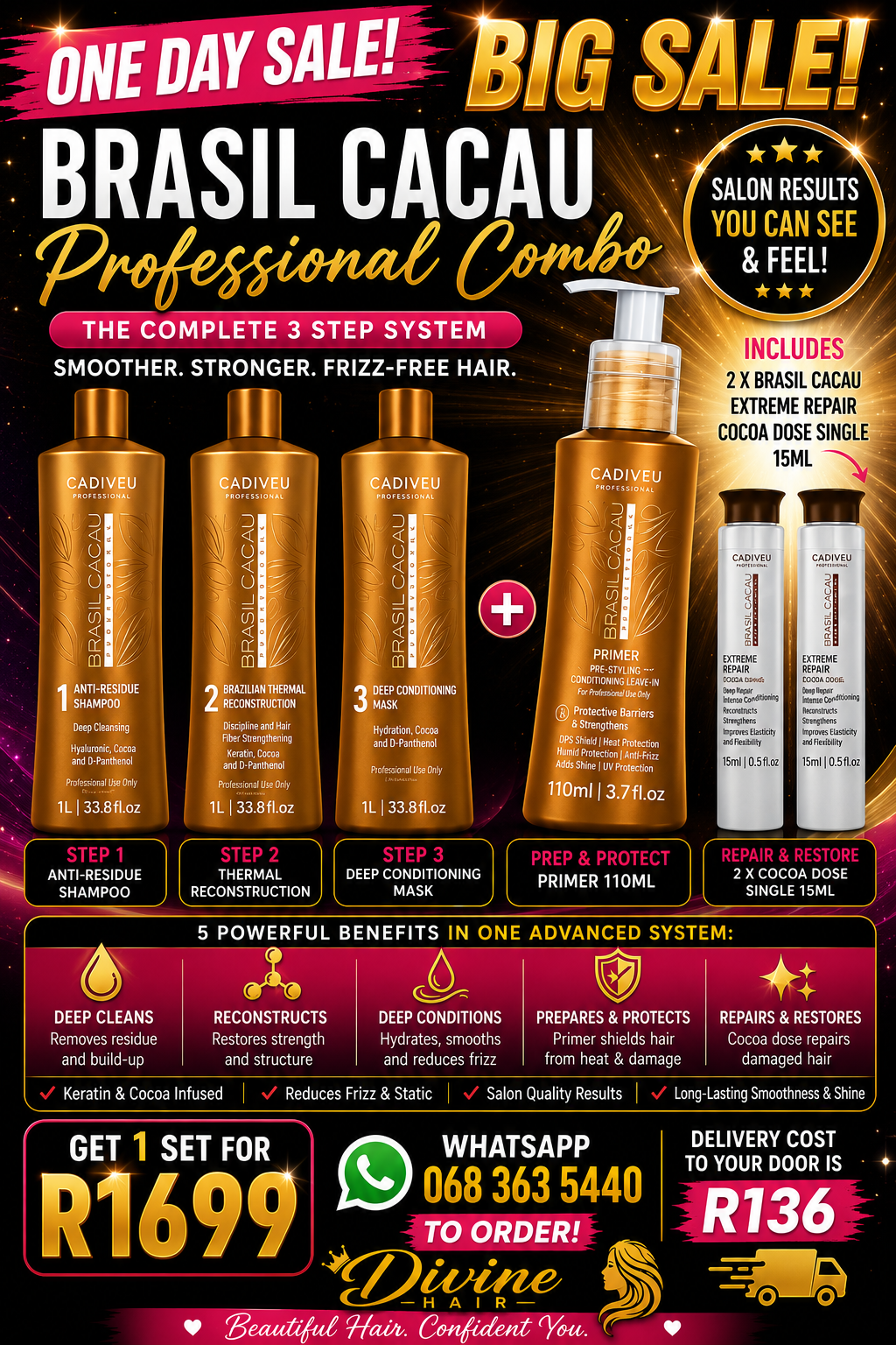 Brasil Cacau professional combo deal