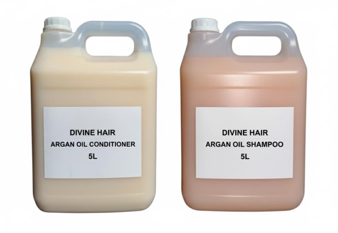5L Divine Hair Argan Oil Shampoo and conditioner