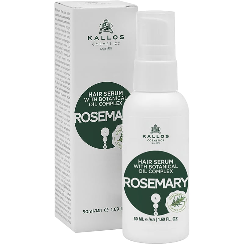 Kallos Rosemary Hair Serum with Botanical Oil Complex, 50ml