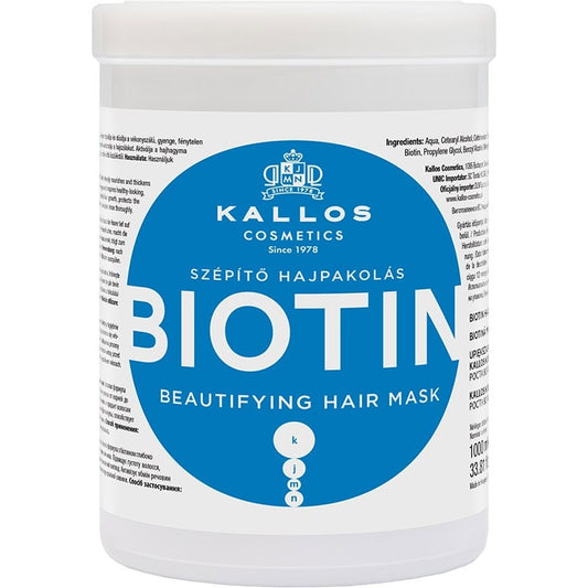Kallos Biotin Beautifying Hair Mask, 1 Litre