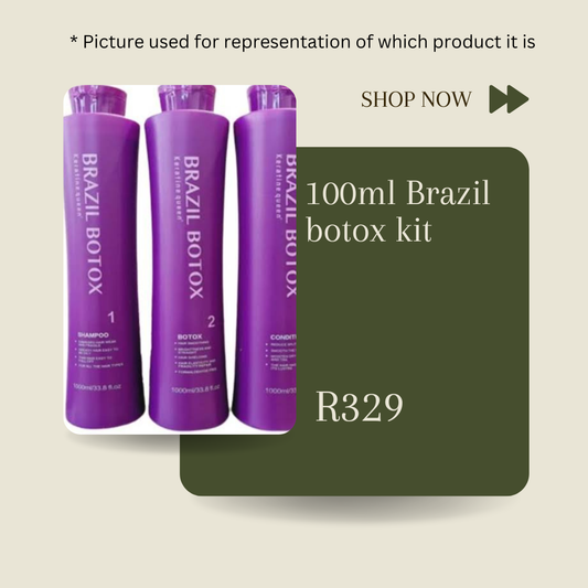 100ml Brazilian botox kit