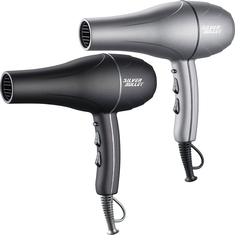 5 x Silver bullet hairdryers