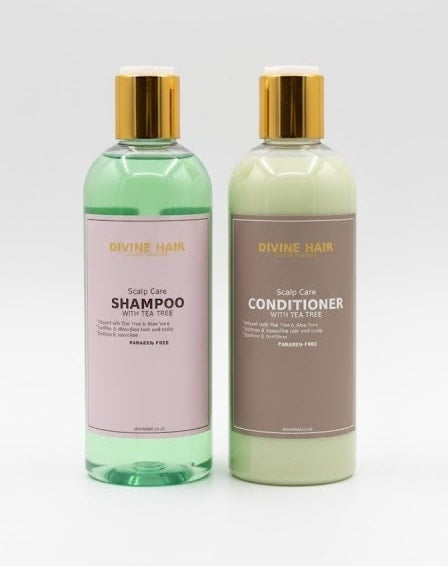 Divine Hair - Scalp Care Shampoo and Conditioner with Tea tree 250ml